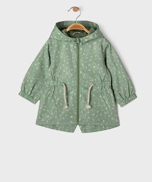 Imperméable déperlant à motifs fleuris bébé fille vue5 - GEMO(BEBE DEBT) - GEMO