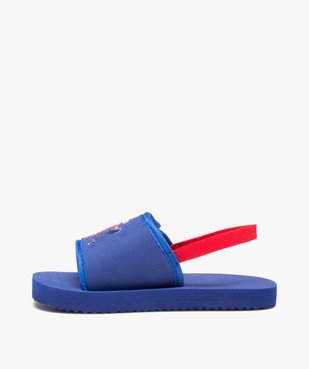 Mules de piscine garçon imprimées crabe avec bride vue3 - GEMO (ENFANT) - GEMO