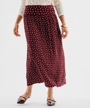 Jupe longue smockée femme vue1 - GEMO(FEMME PAP) - GEMO