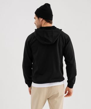 Sweat zippé à capuche intérieur polaire homme vue3 - GEMO (HOMME) - GEMO