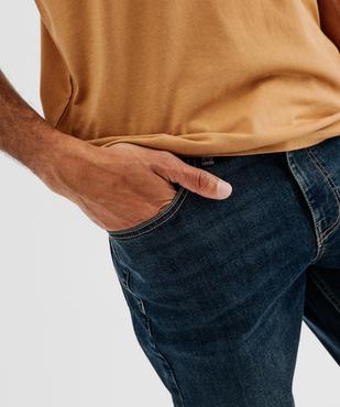 Jean slim en denim de coton stretch homme vue2 - GEMO 4G HOMME - GEMO