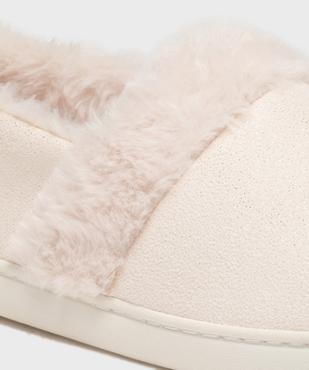 Chaussons sans-gêne fourrés femme vue2 - GEMO(HOMWR FEM) - GEMO