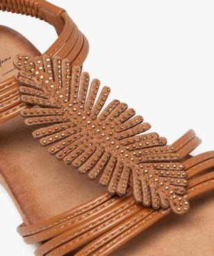 Sandales à brides avec feuille et strass femme - Valentina Baldano vue6 - VALENTINA BALDA - GEMO