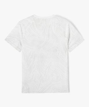 Tee-shirt manches courtes raglan en maille garçon vue3 - GEMO (JUNIOR) - GEMO