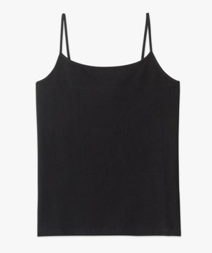 Débardeur femme grande taille uni à fines bretelles vue4 - GEMO (G TAILLE) - GEMO