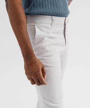 Pantalon de costume ajusté homme vue2 - GEMO 4G HOMME - GEMO