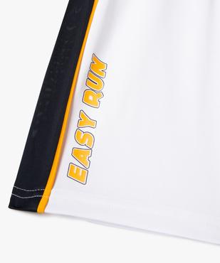 Bermuda de sport en maille légère à taille élastiquée garçon vue2 - GEMO (ENFANT) - GEMO
