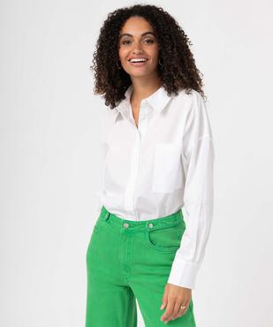 Chemise femme coupe oversize avec poche poitrine vue1 - GEMO(FEMME PAP) - GEMO