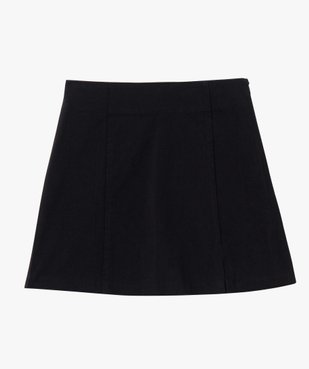 Jupe femme forme trapèze fendue sur l’avant vue4 - GEMO(FEMME PAP) - GEMO