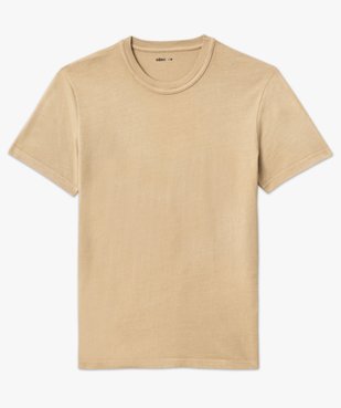 Tee-shirt à manches courtes uni homme vue4 - GEMO (HOMME) - GEMO