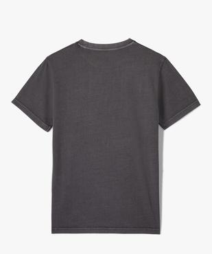 Tee-shirt garçon à manches courtes avec motif sur le buste vue3 - GEMO (JUNIOR) - GEMO