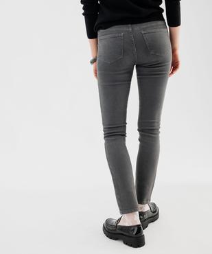 Jean slim coloré taille normale femme vue3 - GEMO 4G FEMME - GEMO
