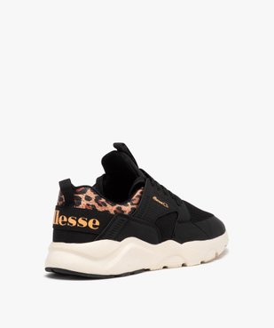 Baskets running en mesh détail léopard femme – Ellesse Stone vue4 - ELLESSE - GEMO
