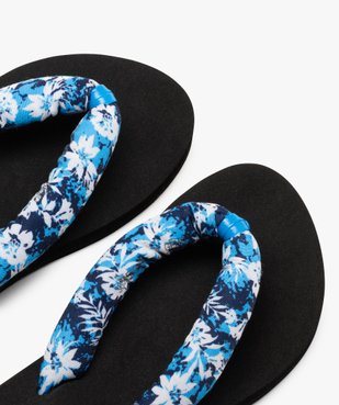 Tongs fille à brides rembourrées en tissu fleuri vue3 - GEMO (ENFANT) - GEMO