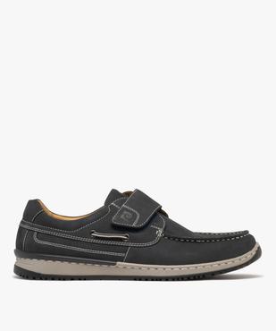 Chaussures en nubuck fermeture scratch homme - Pierre Cardin vue1 - PIERRE CARDIN DIFFUSION - GEMO