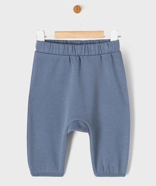 Pantalon de jogging coupe sarouel en molleton bébé vue1 - GEMO 4G BEBE - GEMO