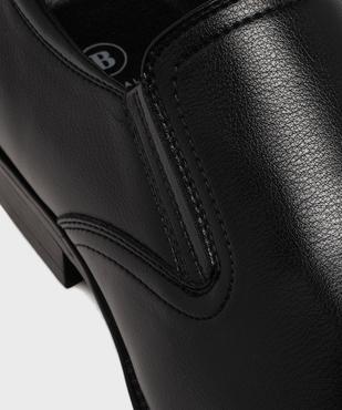 Derbies slip-on en cuir imitation lisse homme - Mario Baldano vue6 - MARIO BALDANO - GEMO