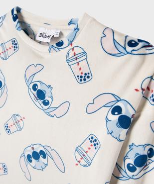 Pyjama en velours imprimé fille - Stitch vue2 - LILO & STITCH - GEMO