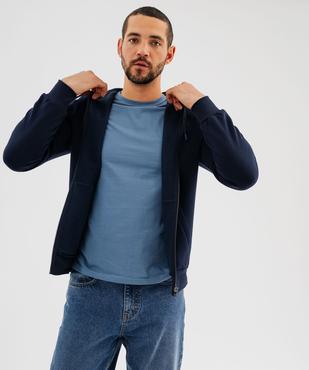 Sweat zippé à capuche homme vue3 - GEMO 4G HOMME - GEMO