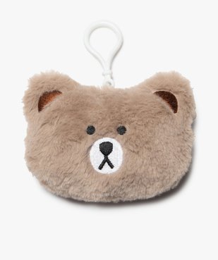 Porte-clés enfant en peluche forme nounours vue1 - GEMO (ACCESS) - GEMO
