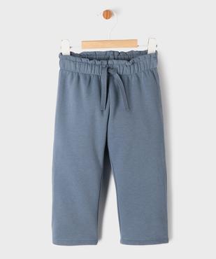 Pantalon de jogging ample avec intérieur molletonné bébé fille vue1 - GEMO 4G BEBE - GEMO