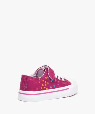Baskets fille en toile à lacets élastiques - Les Supaires vue4 - GEMO 4G FILLE - GEMO