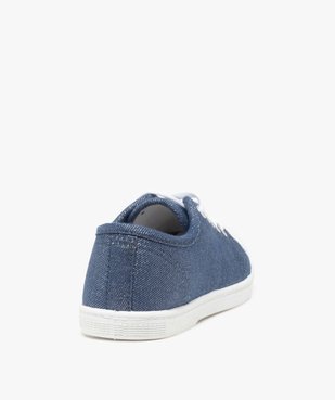 Baskets fille en toile à bout renforcé fermeture lacets vue4 - GEMO (ENFANT) - GEMO