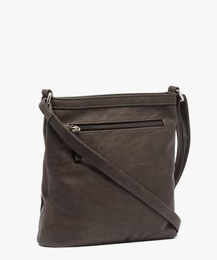 Sac bandoulière carré à poches multiples vue2 - GEMO (ACCESS) - GEMO