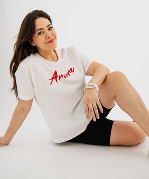 Legging court en maille extensible femme grande taille vue4 - GEMO (G TAILLE) - GEMO