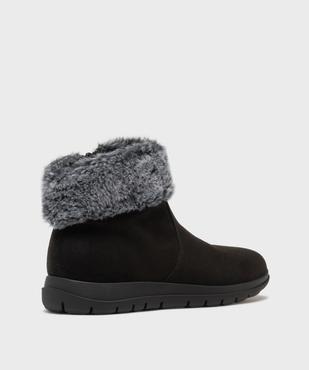 Boots confort avec tige en fourrure imitation femme vue4 - G'FLEX - GEMO