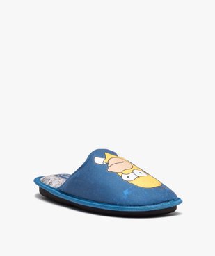 Chaussons homme mules imprimées - Simpsons vue2 - SIMPSONS - GEMO