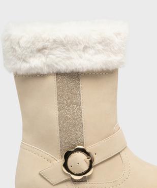 Bottines avec fourrure imitation et paillettes fille - Lovely Wings vue6 - LOVELY WINGS - GEMO