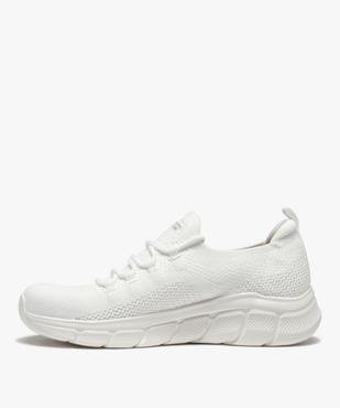 Baskets femme unies en maille – Skechers Bobsflex vue3 - SKECHERS - GEMO