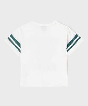 Tee-shirt manches courtes loose et court imprimé fille - Stranger Things  vue4 - STRANGER THINGS - GEMO