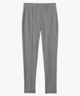 Legging femme à motif pied de poule vue4 - GEMO(FEMME PAP) - GEMO
