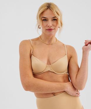 Soutien-gorge corbeille en microfibre femme vue1 - GEMO(HOMWR FEM) - GEMO