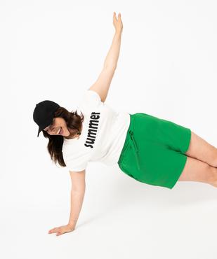 Short en matière satinée femme grande taille vue1 - GEMO (G TAILLE) - GEMO