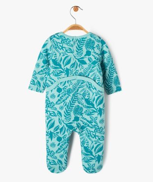 Pyjama dors-bien avec motifs exotiques et message bébé vue4 - GEMO 4G BEBE - GEMO
