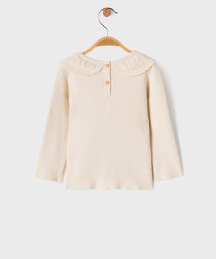 Pull col claudine bébé fille - LuluCastagnette vue3 - LULUCASTAGNETTE - GEMO