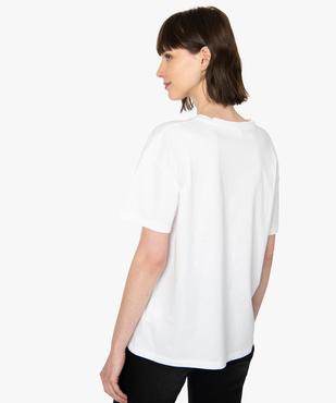 Tee-shirt femme oversize avec motif XXL - Disney vue3 - DISNEY DTR - GEMO