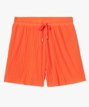 Short ample en maille plissée fluide femme vue4 - GEMO(FEMME PAP) - GEMO