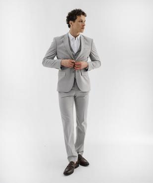 Veste de costume coupe droite en matière extensible homme vue4 - GEMO 4G HOMME - GEMO