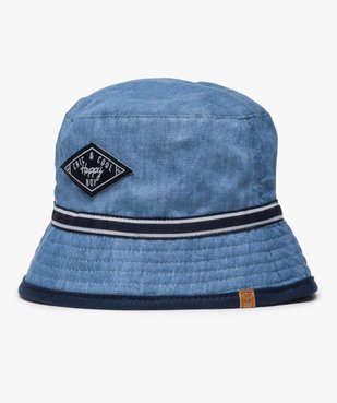 Chapeau bébé garçon forme bob réversible vue1 - GEMO(BEBE DEBT) - GEMO