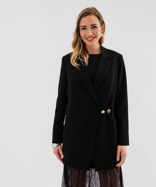 Blazer à fermeture fantaisie femme vue3 - GEMO(FEMME PAP) - GEMO