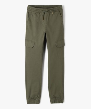 Pantalon en toile coupe jogger slim garçon vue2 - GEMO 4G GARCON - GEMO