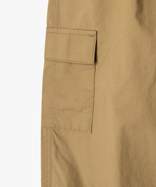 Pantalon cargo parachute en toile fine fille vue3 - GEMO 4G FILLE - GEMO