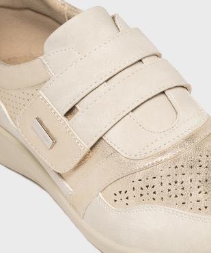 Derbies confort look sport à bride scratch femme vue6 - G'FLEX - GEMO