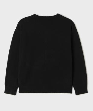 Pull en maille douillette et extensible fille vue3 - GEMO (JUNIOR) - GEMO