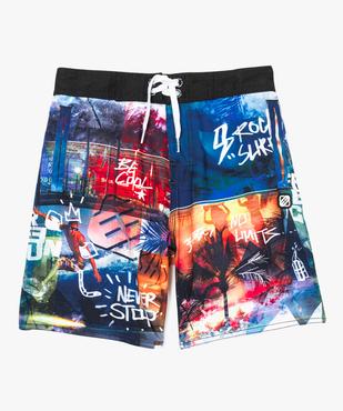 Short de bain multicolore - Freegun vue1 - FREEGUN - GEMO