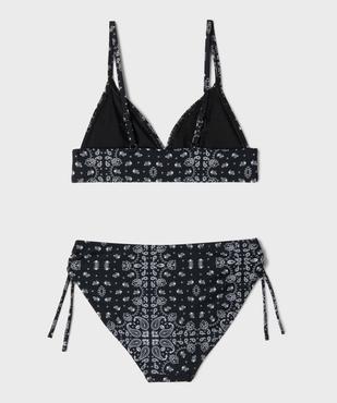 Maillot de bain 2 pièces avec brassière triangle fille vue4 - GEMO (JUNIOR) - GEMO